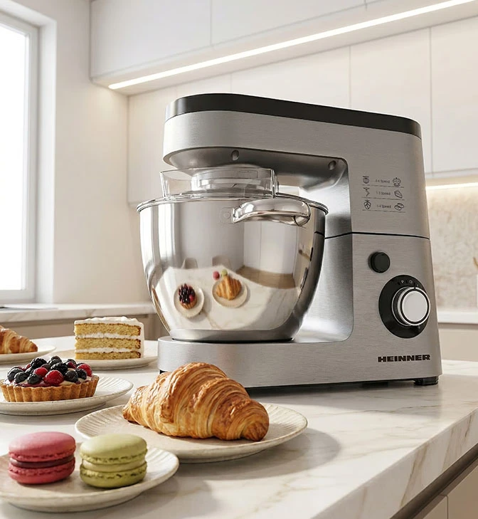 Virtuvinis kombainas MIXER PLANETAR HEINNER HPM-1500XMC-V2 (HPM-1500XMC-V2)