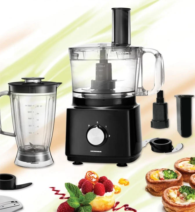 Virtuvinis kombainas 750W HFP-750BK  HEINNER