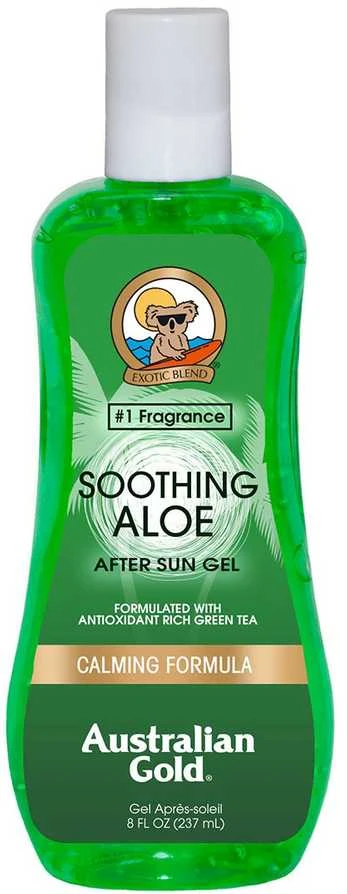 Australian Gold Soothing Aloe After Sun Gel Raminantis gelis po deginimosi saulėje, 237 ml