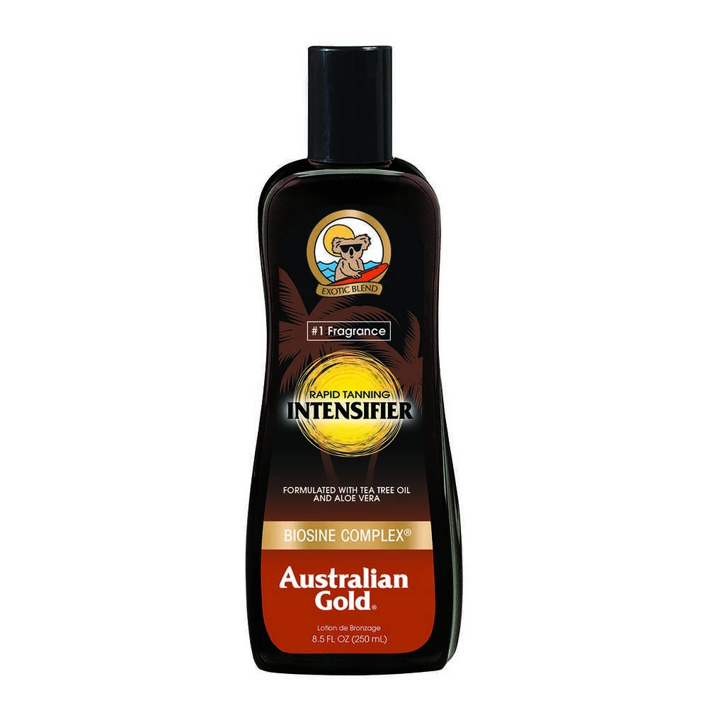 Australian Gold Rapid Tanning Intensifier Įdegį skatinantis losjonas su bronzantais, 250 ml