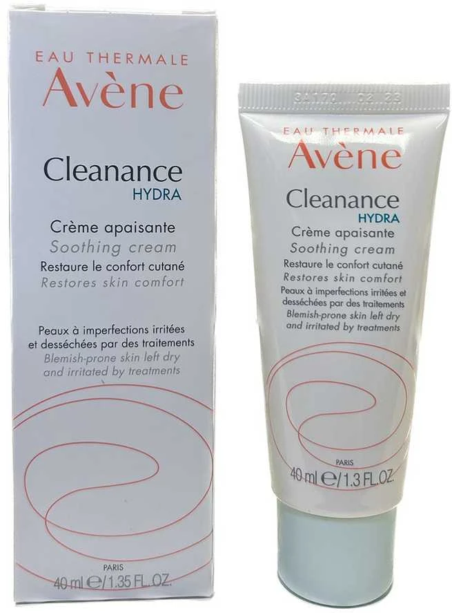 AVENE raminamasis drėkinamasis kremas po aknės gydymo CLEANANCE HYDRA, 40 ml