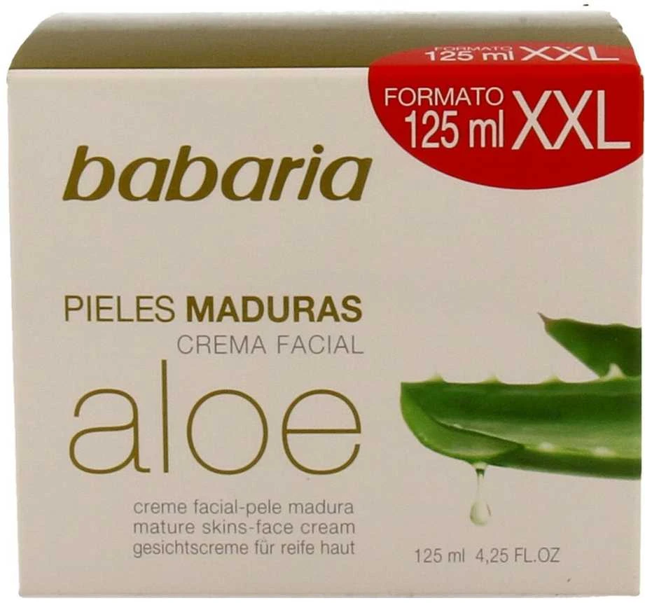 Babaria Aloe Vera maitinamasis veido kremas brandžiai odai 125ml