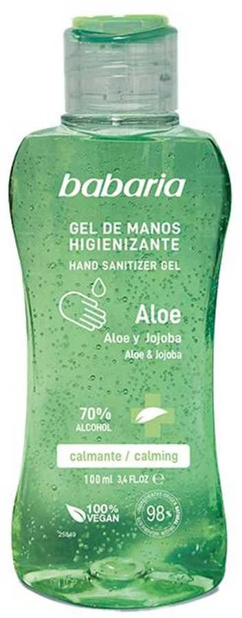 "Babaria Aloe" dezinfekuojamasis rankų gelis 70 % alkoholio 100 ml
