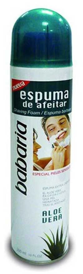 "Babaria Aloe Vera" skutimosi putos jautriai odai 300ml