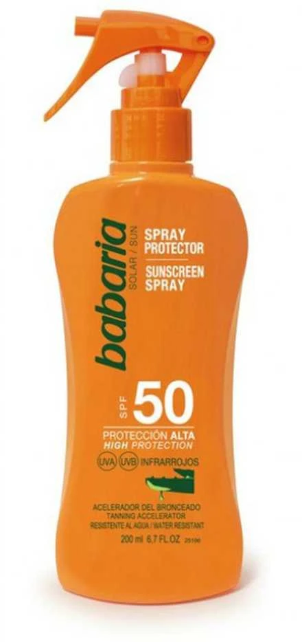 "Babaria" apsauginis losjonas nuo saulės su alaviju Spf50 200ml