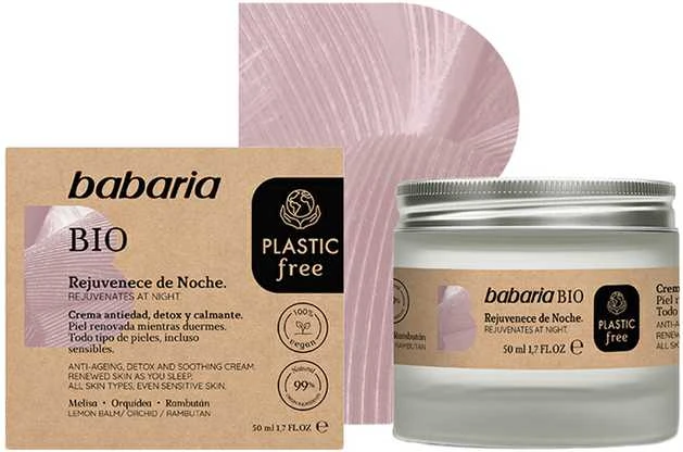 "Babaria Bio atjauninantis naktinis kremas 50ml