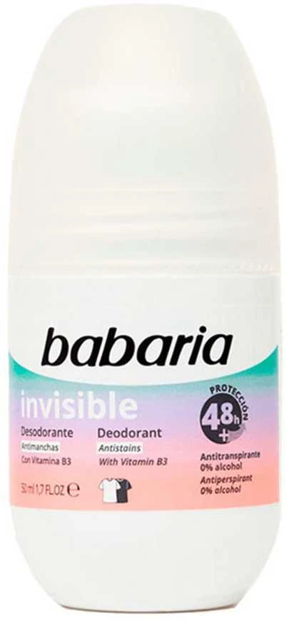 Babaria Invisible Dezodorantas Roll On 50ml