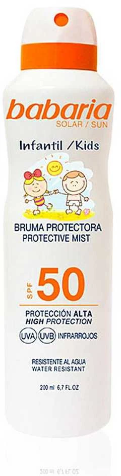 "Babaria" apsauginė dulksna vaikams su Spf50 200ml