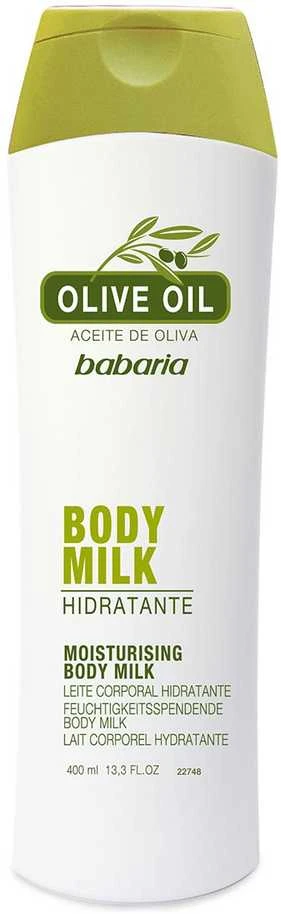 "Babaria" drėkinamasis alyvuogių aliejaus kūno pienelis 400ml