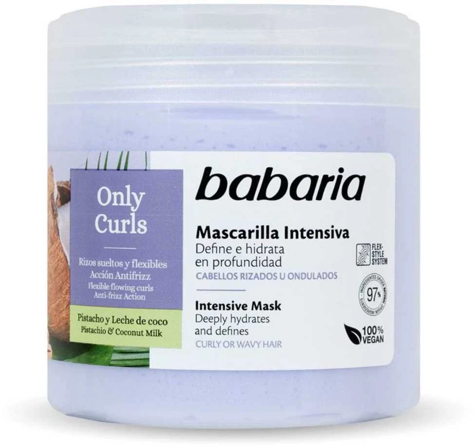 "Babaria Only Curls intensyvi garbanotų plaukų kaukė 400ml
