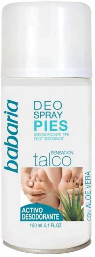 Babaria Foot Dezodorantas Purškiklis dezodorantas pėdoms, 150 ml