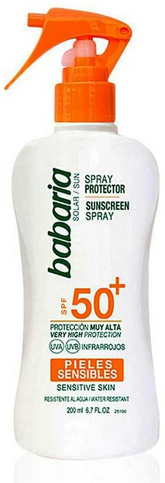 Babaria apsauginis kremas nuo saulės jautriai odai SPF50, 200 ml