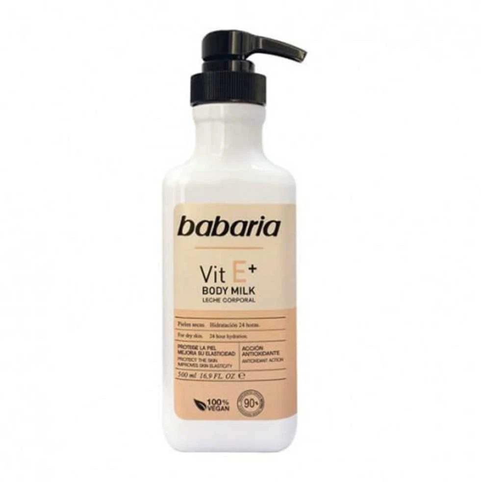 "Babaria" vitaminas E kūno pienelis 500ml