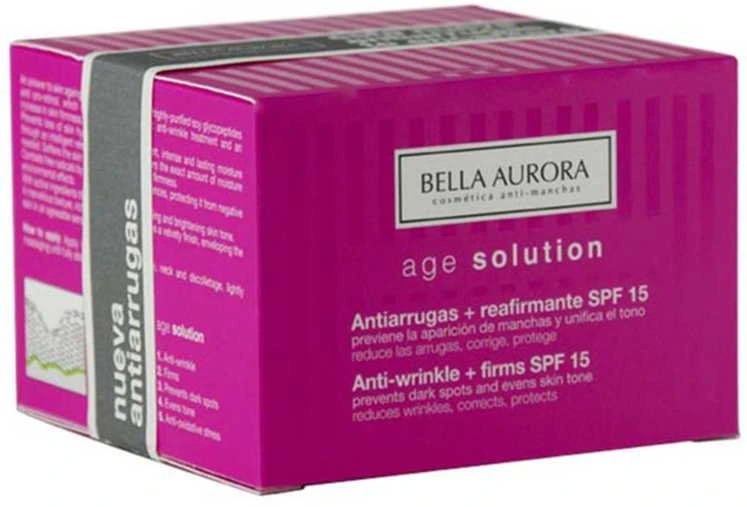 "Bella Aurora Age Solution" nuo raukšlių ir stangrinamasis Spf15 50ml