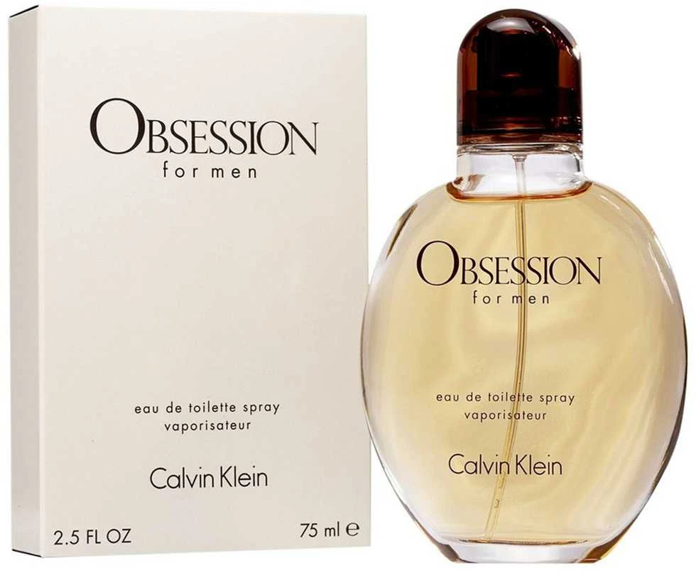 Calvin Klein Obsession For Men EDT tualetinis vanduo vyrams, 75 ml