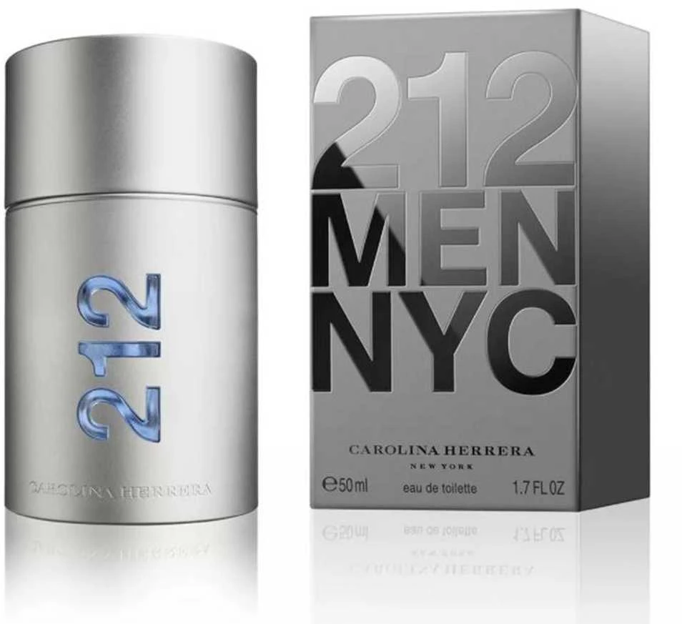 Tualetinis vanduo Carolina Herrera 212 Men Eau De Toilette Purškiklis, 50ml