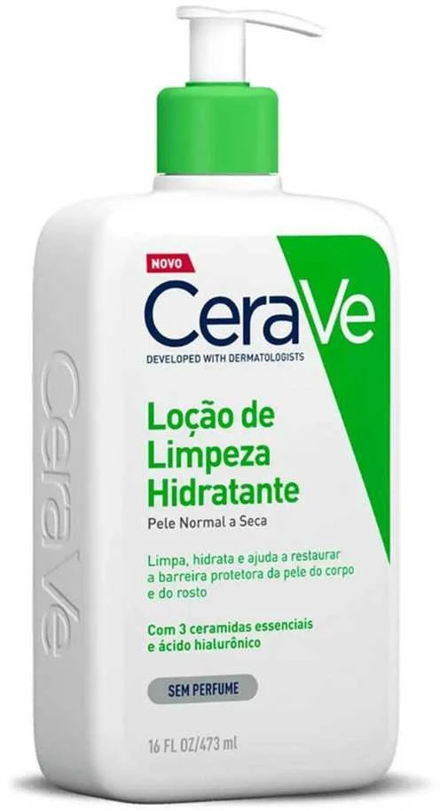 Drėkinamasis veido ir kūno prausiklis normaliai ir sausai odai Cerave Hydrating Cleanser, 473 ml