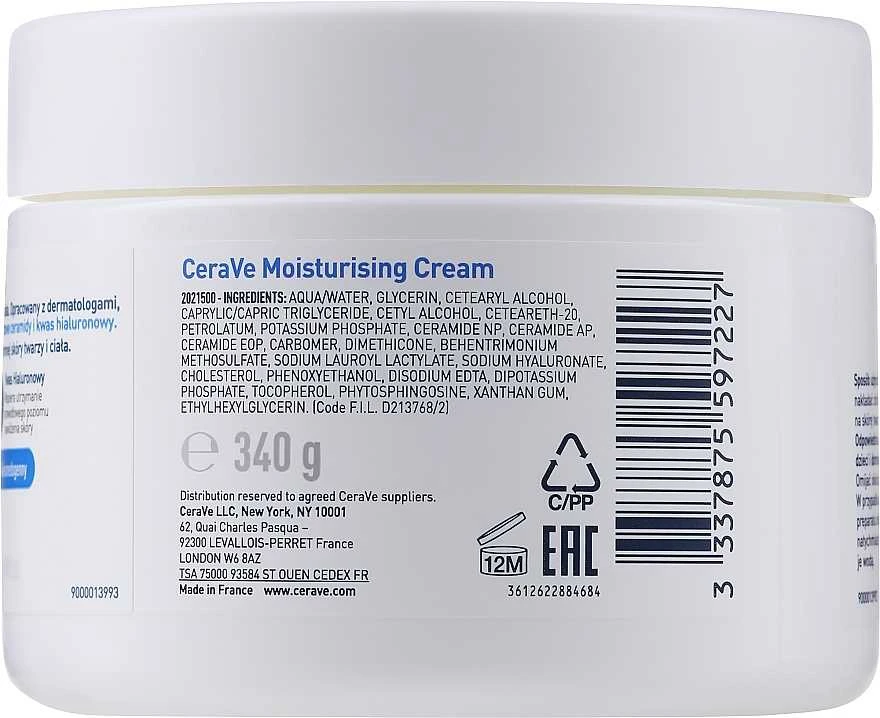 Veido kremas sausai ir šiurkščiai odai Cerave SA Smoothing Cream, 340 g