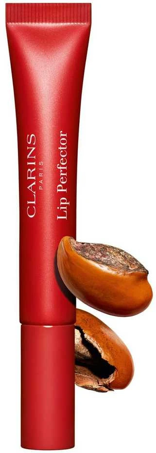 Clarins Lip Perfector Glow lūpų blizgis, atspalvis: 23 Pomegranate Glow, 12 ml