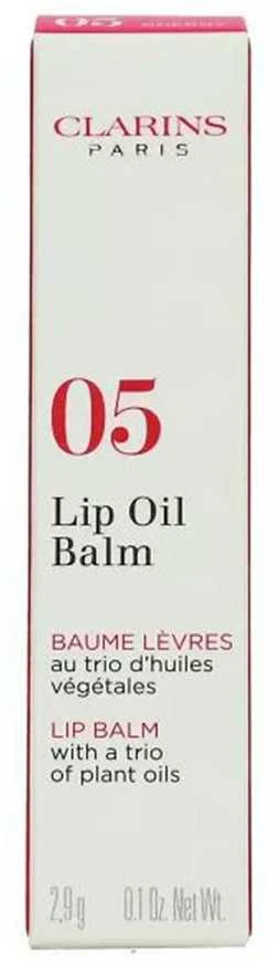 Clarins Lip Oil Balm lūpų balzamas, atspalvis: 05 Cherry, 2,9 g