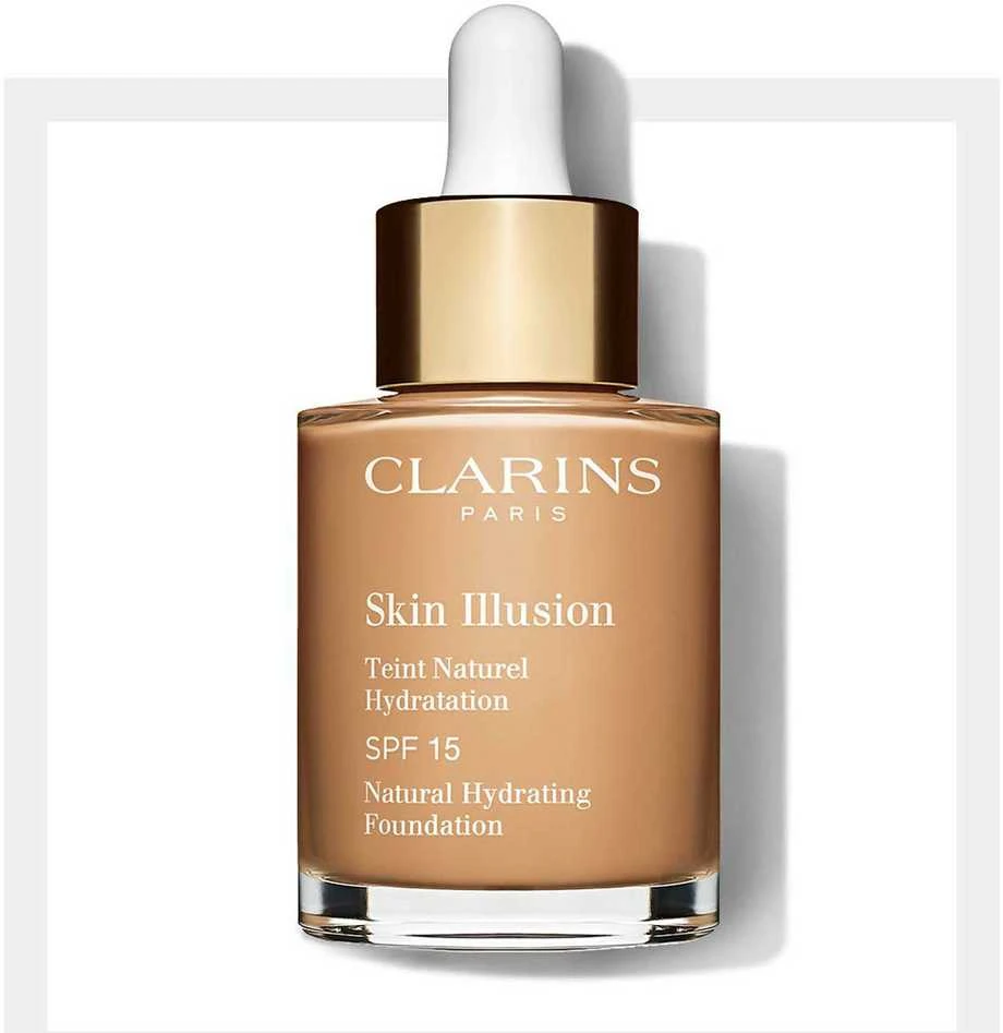„Clarins Skin Illusion“ natūralus drėkinamasis makiažo pagrindas SPF15, 111, rausvas, 30 ml