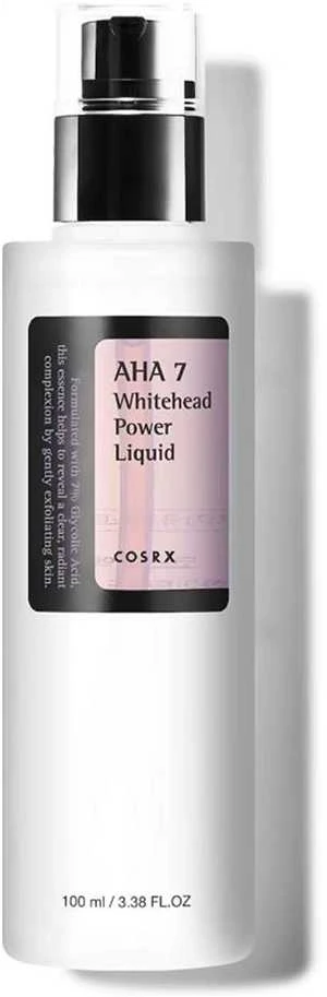 COSRX AHA 7 Whitehead Power Liquid Skystas veido odos šveitiklis su AHA rūgštimis, 100 ml