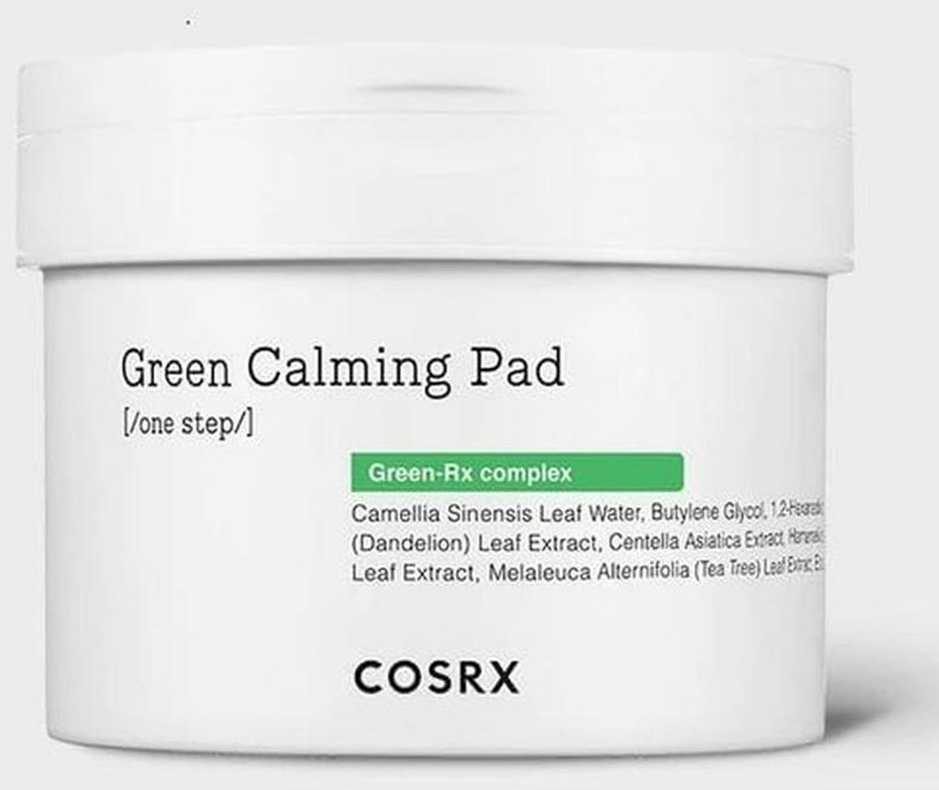 COSRX One Step Green Hero Calming Pad Raminantys valomieji vatos diskeliai, 70 vnt