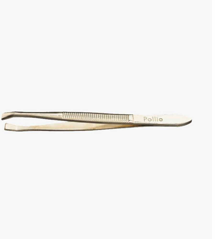 Eurostil Dorada Pinza De Depilar 8cm 1un