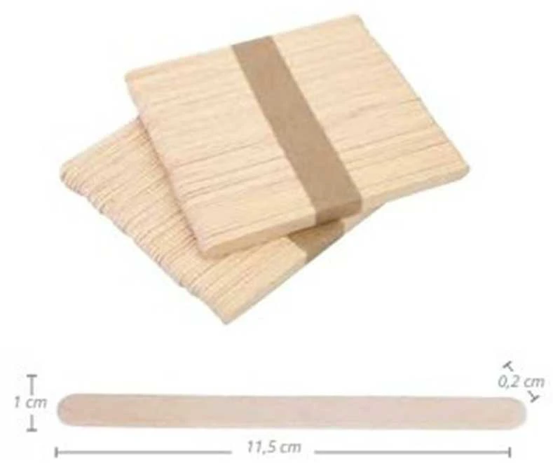 Eurostil Madera Bolsa De Espatulas 115x110mm Pack 100un