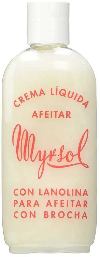 "Eurostil Myrsol" skystas skutimosi kremas su lanolinu 200ml