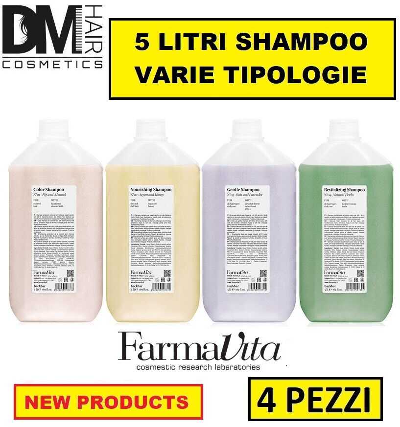 Farmavita Back Bar Colour šampūnas Nr. 01 figų - migdolų 1000 ml