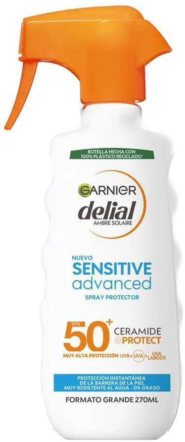 Garnier Purškiklis nuo saulės "Delial Sensitive Advanced Protective Purškiklis Spf50 270ml
