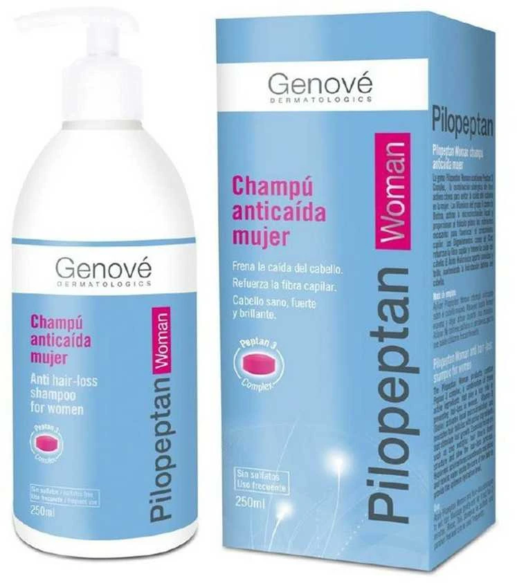 Genové Pilopeptan Woman Šampūnas nuo plaukų slinkimo, 250ml