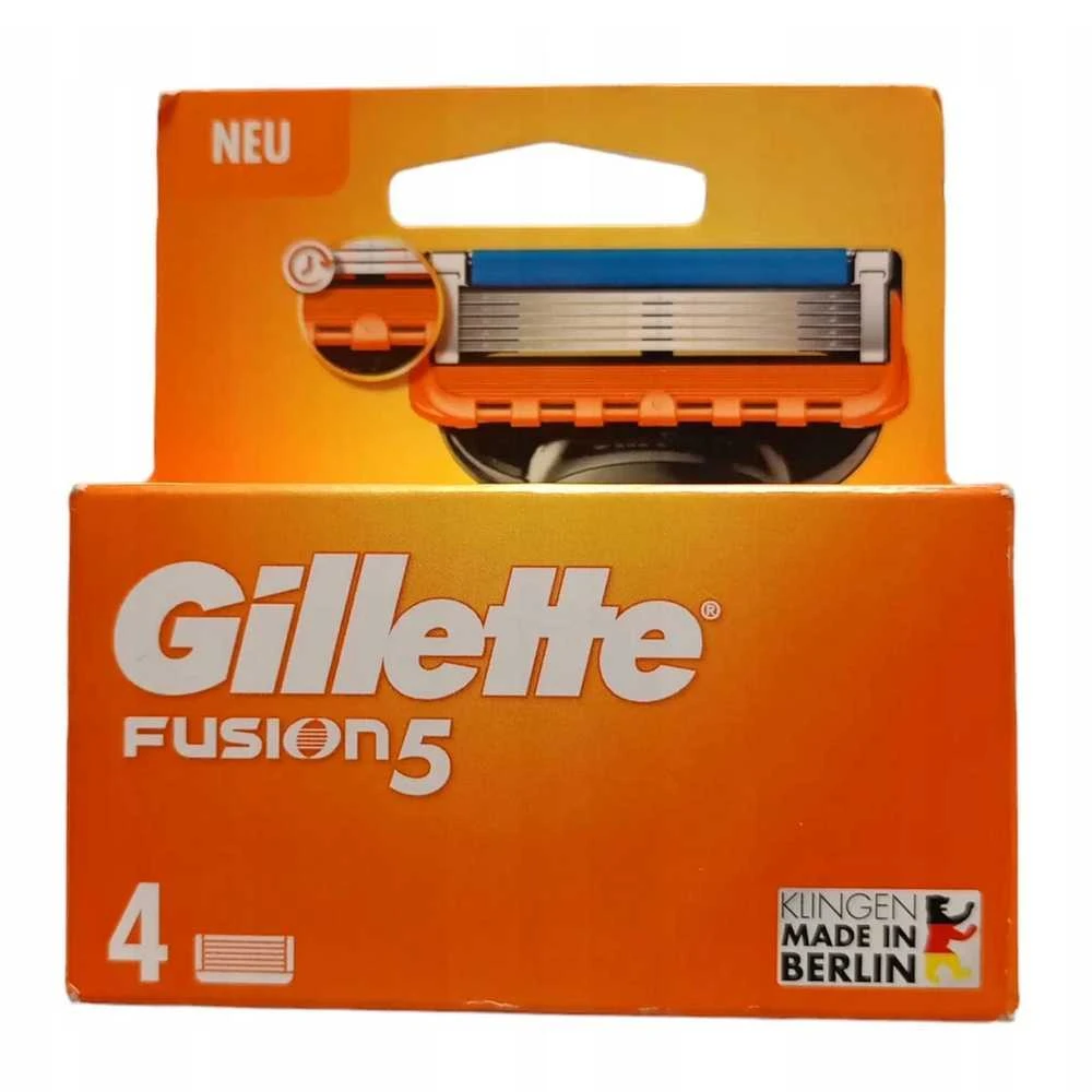 Gillette skutimosi peiliukai Fusion 5 su įkrovikliu 4 vnt.