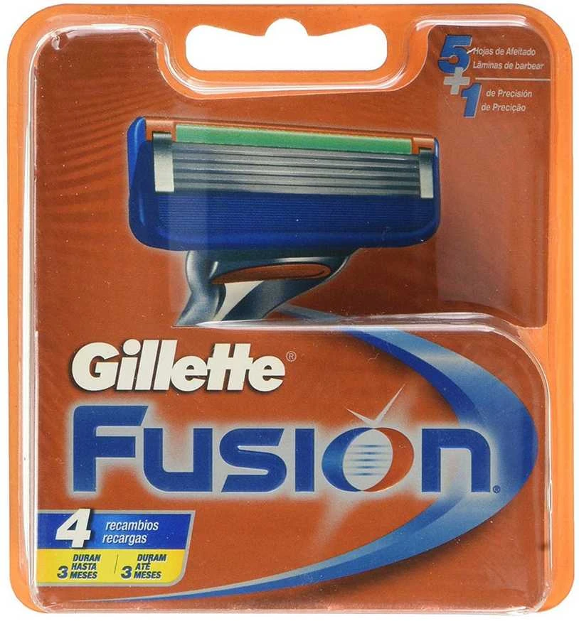 „Gillette Fusion“ rankinis peiliukas, 4 vnt.