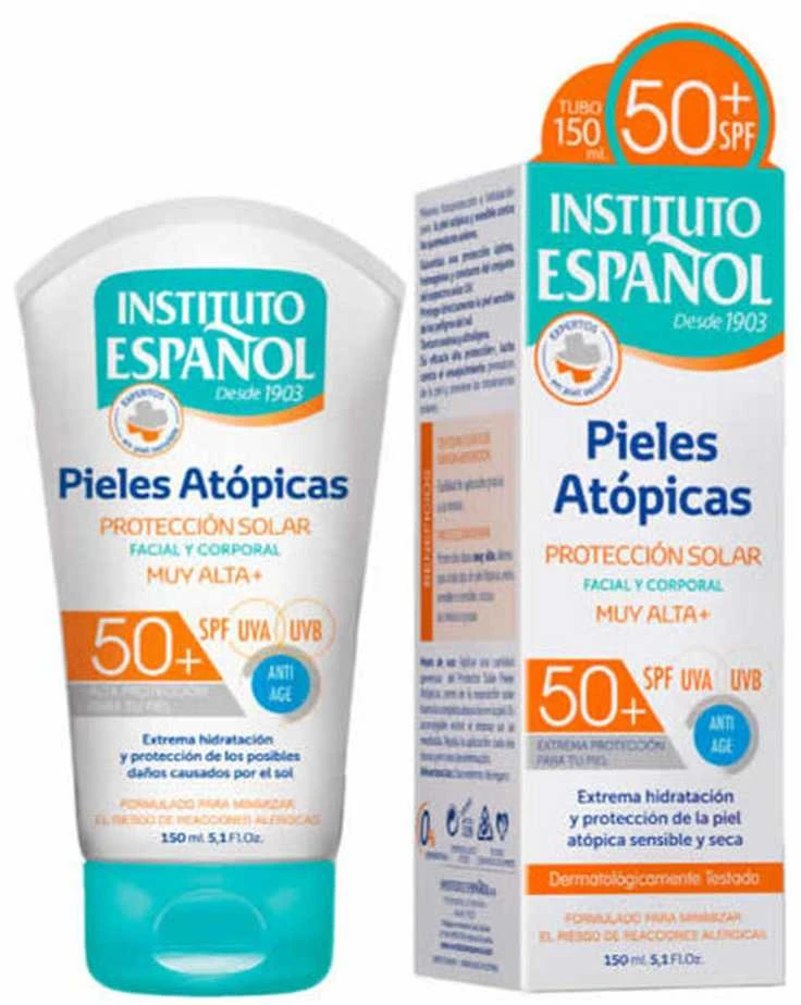 Instituto Español Apsauga nuo saulės Atopic Skin Spf50, 150 ml