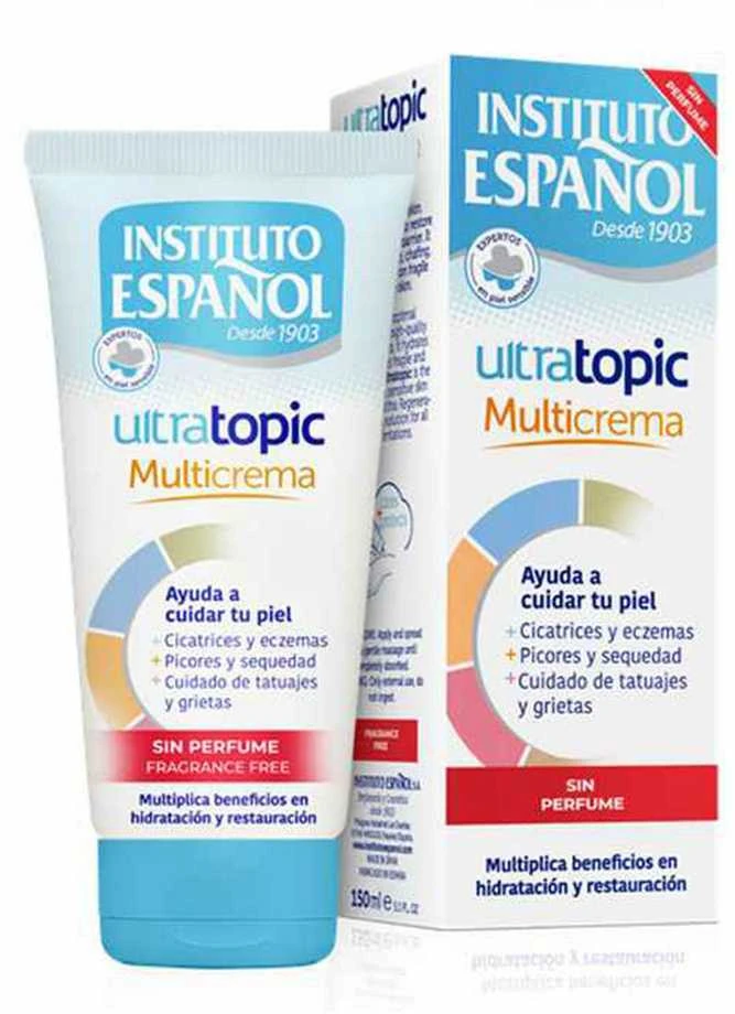 Instituto Español Ultratopic Multi-Crema Sin Perfume, 150 ml