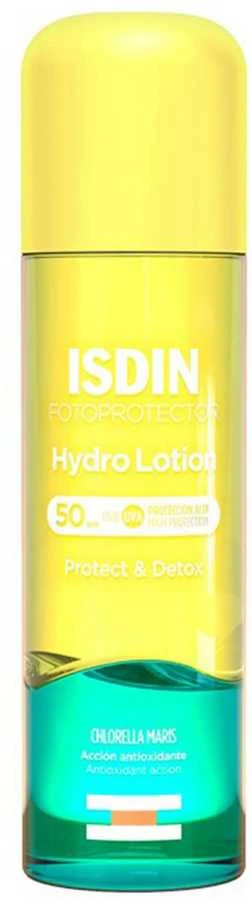 Kremas nuo saulės Isdin Fotopotector Hydrolotion Protect - Detox Spf 50, 200ml