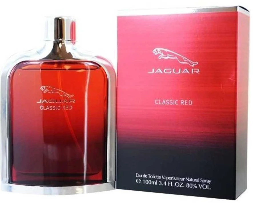 "Jaguar Classic Raudona" tualetinis vanduo 100ml
