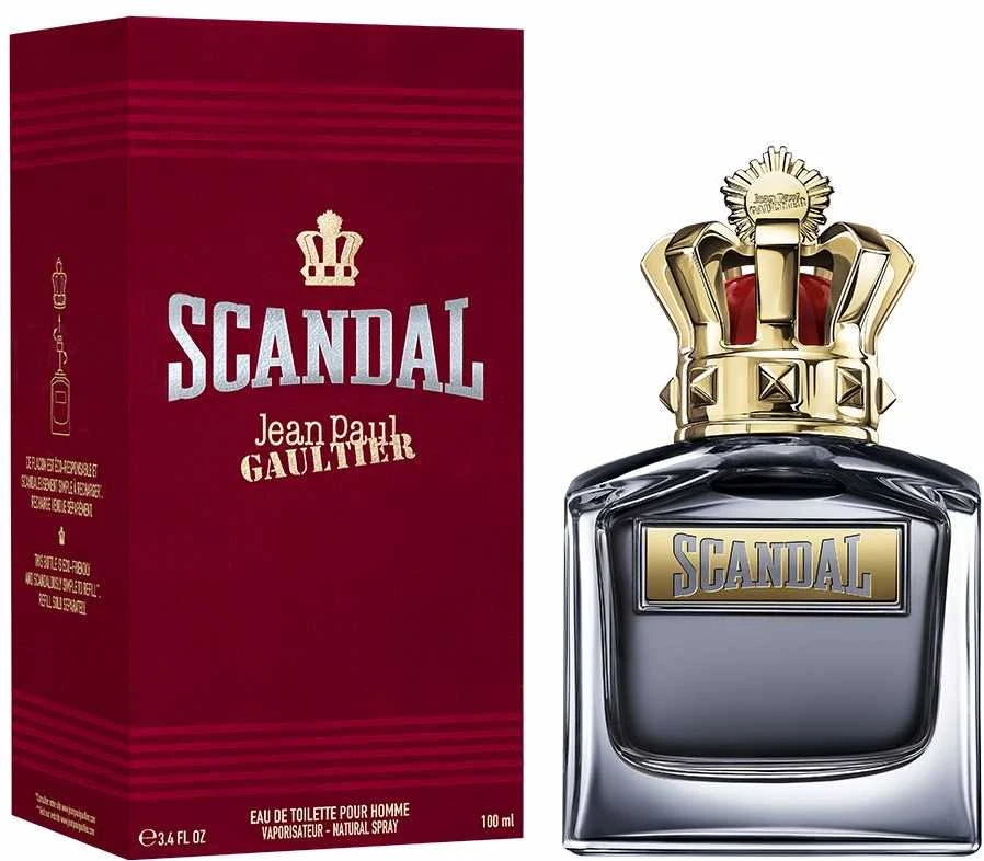 Jean Paul Gaultier Scandal Pour Homme EDT tualetinio vandens užpildas, 100 ml