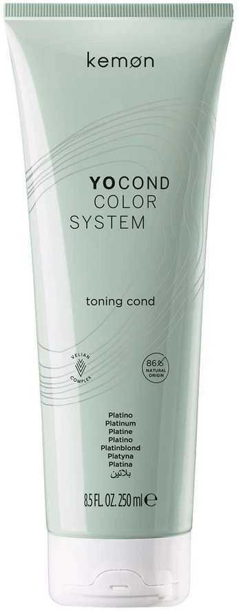 Kemon Yo Cond Color System tonuojantis platininis kondicionierius, 250 ml