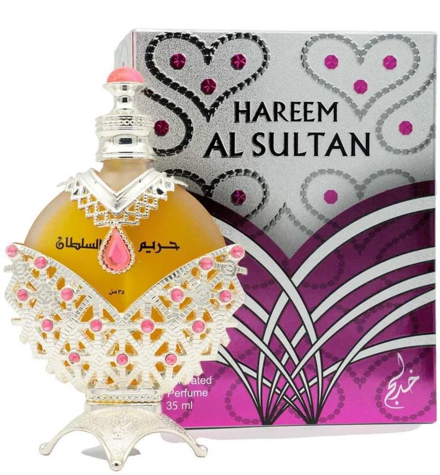 Khadlaj Hareem Al Sultan Sidabrinis Attar Perfume Oil, 35 ml