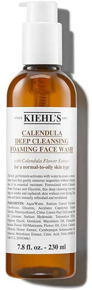 Kiehl's Kiehl´s Calendula giliai valomasis gelis (Deep Clean sing putojantis veido prausiklis) 230 ml