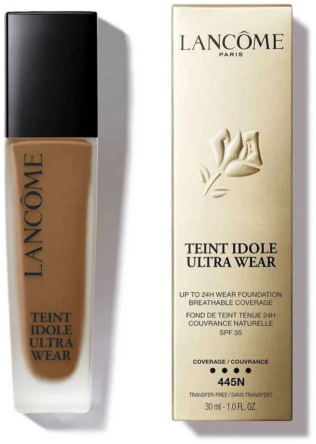 Lancome Teint Idole Ultra Wear SPF35 ilgai išliekantis veido makiažo pagrindas 445N Before 10 Praline 30ml