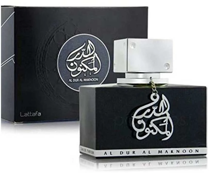 Lattafa Al Dur Al Maknoon Sidabrinis EDP parfumuotas vanduo unisex, 100 ml