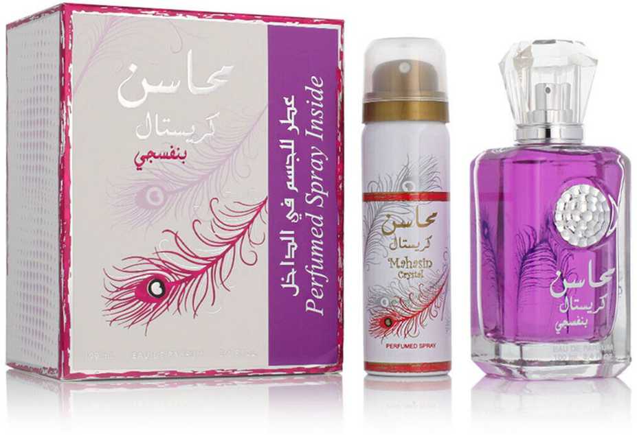 Lattafa Mahasin Crystal Violet EDP parfumuotas vanduo moterims, 100 ml