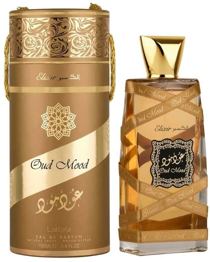 Unisex kvepalai Lattafa Oud Mood Gold Elixir EDP, 100 ml