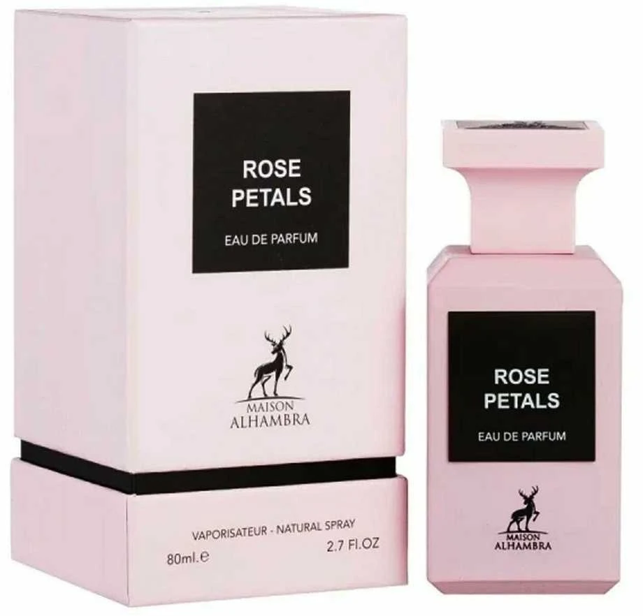 Maison Alhambra Rožinė Velvet (Rose Petals) EDP parfumuotas vanduo moterims, 80 ml