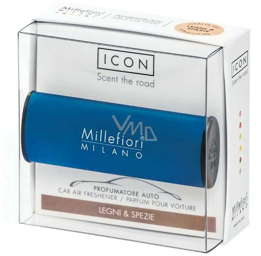 Millefiori Milano Icon automobilio kvapas, mėlyna pakuotė
