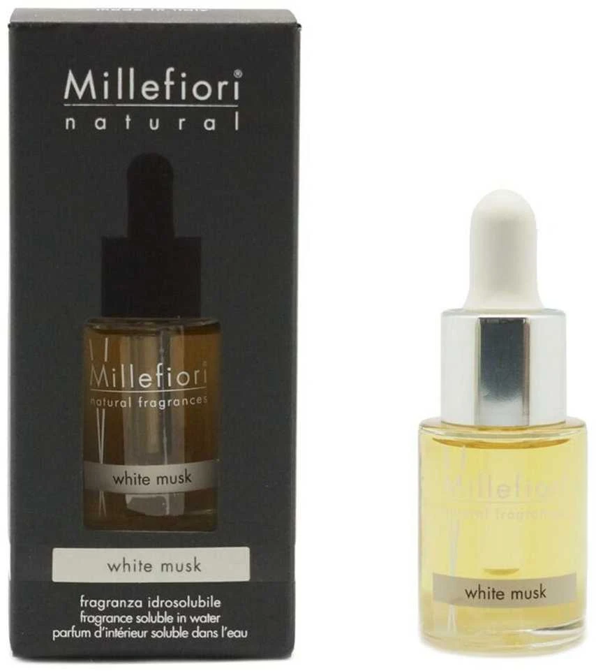 Millefiori Milano Fragrance Soluble in Vanduo Baltas Musk, 15 ml